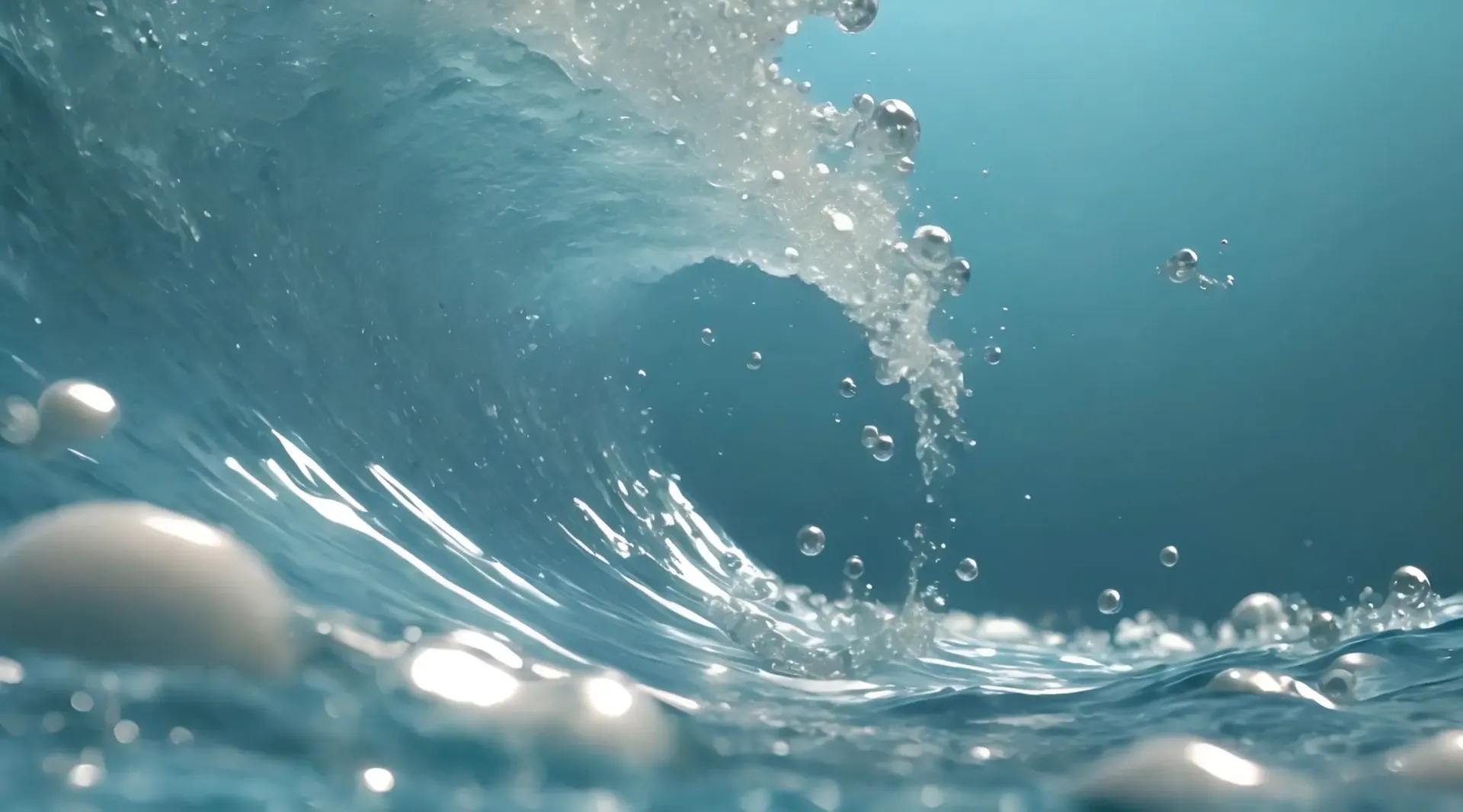Serene Oceanic Movements Peaceful Water Backdrop Video